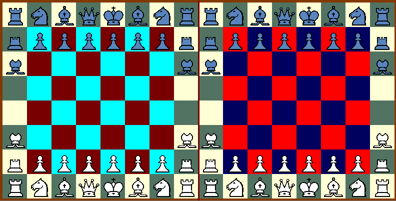 Ravioli Chess setup