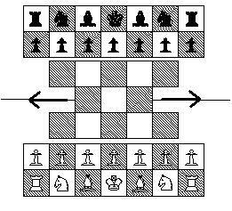 Starting positions in Subway Chess