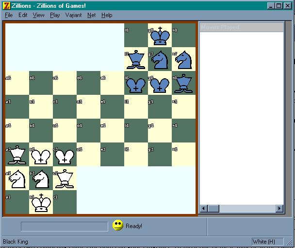 Pawn Less Chess: Board and Opening Setup