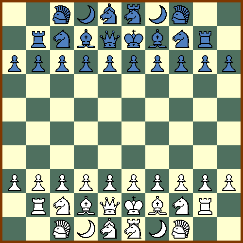 Initial Setup for TenCubed Chess