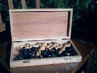 Exchess box with pieces