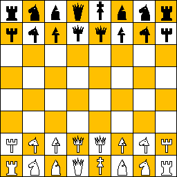Primitive Chess 
Setup