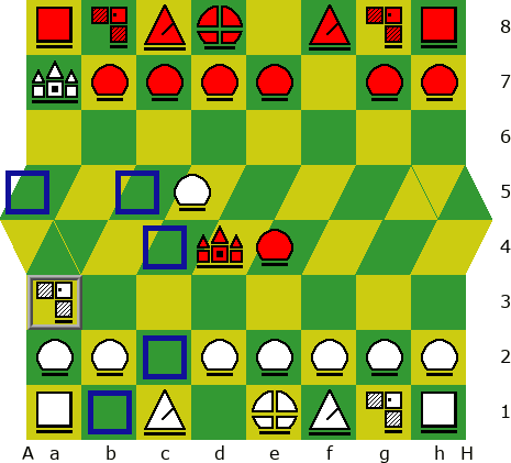 Chess66 Knight on a3