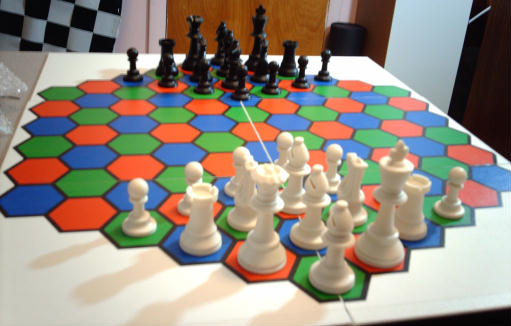 Photo of McCooey's Hexagonal Chess