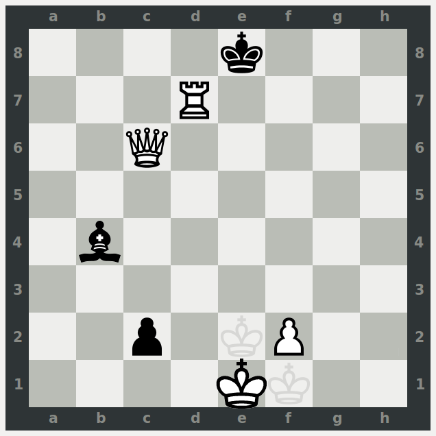 HTML picture of the first game of entangled chess